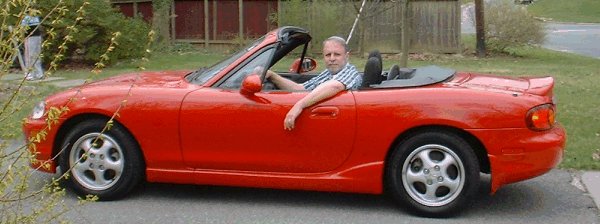 Bill in his Miata